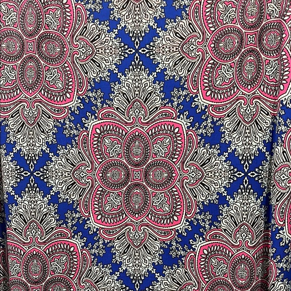 Wisp Blue and Pink Patterned Dress size 18W - Picture 7 of 7